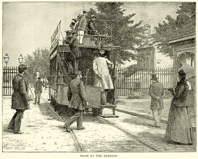バリアでの路面電車 作： English School